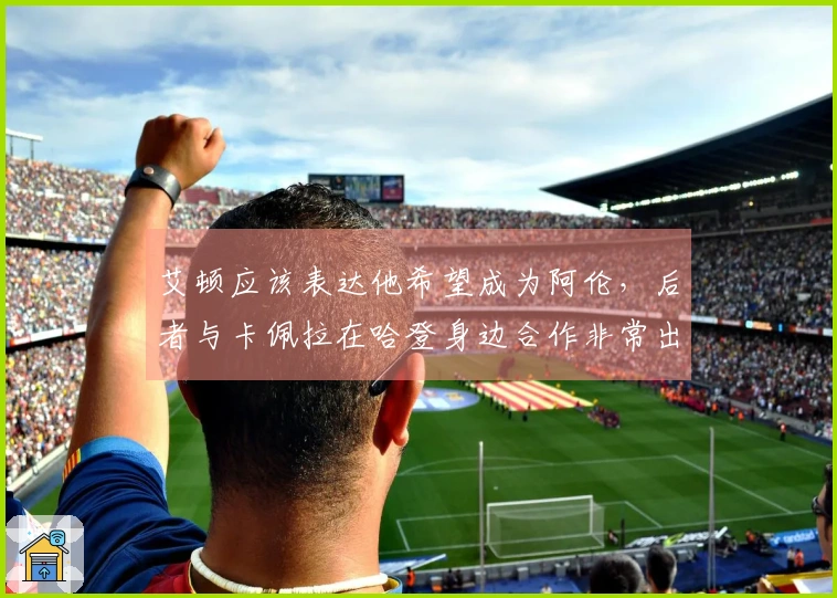 艾顿应该表达他希望成为阿伦，后者与卡佩拉在哈登身边合作非常出色