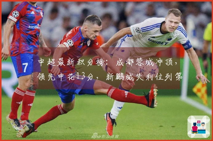 中超最新积分榜：成都蓉城冲顶，领先申花13分，新鹏城失利位列第7